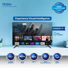 HAIER H43K800FX - 43 Inch Google TV- FREE SHIPPING