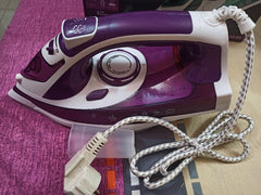 Amin Steam Iron LS 298 - FREE SHIPPING – 2400W, Ceramic Coated Soleplate, 95g/min Steam Volume, Vertical & Horizontal Steam