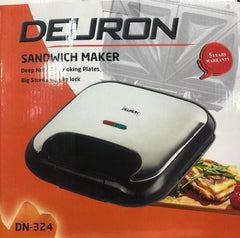 Deuron 324 Sandwich Maker  - FREE SHIPPING – Quick & Convenient Toasting Solution
