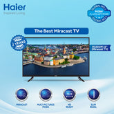Haier 32" H-Cast Series LED TV H32D2M- FREE SHIPPING - Screen Mirror (SH-CAST) – 1366x768 Resolution, Dolby Digital, 3 HDMI Ports