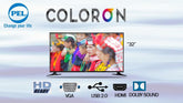 PEL 32" HD Bezel-less LED TV PLD-32HR – FREE SHIPPING - Non-Smart, Dolby Audio, 2 HDMI Ports