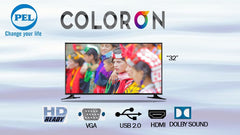 PEL 32" HD Smart Bezel-less LED TV - FREE SHIPPING - PLD-32HS – Google TV, Dolby Audio, Android 11