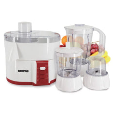 4-in-1 Juicer, Blender, Mill & Mixture - FREE SHIPPING –Geepas Model 9890 with 2-Year Warranty