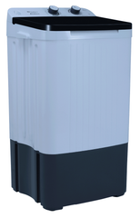 DW 6100 Single Tub Washer with Clear Lid - FREE SHIPPING – 220V, Induction Motor, White Plastic Body