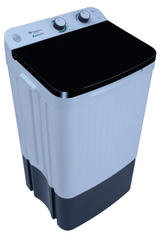 DW 6100 Single Tub Washer with Clear Lid - FREE SHIPPING – 220V, Induction Motor, White Plastic Body