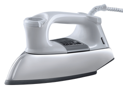 DWDI 1020 Black Dry Iron - FREE SHIPPING – 1000W, Non-Stick PTFE Soleplate, Smart Heating