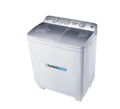 Kenwood KWM-1012 SA Twin Tub Washing Machine – 10kg Capacity, Heavy Duty with Rust-Proof Plastic Body