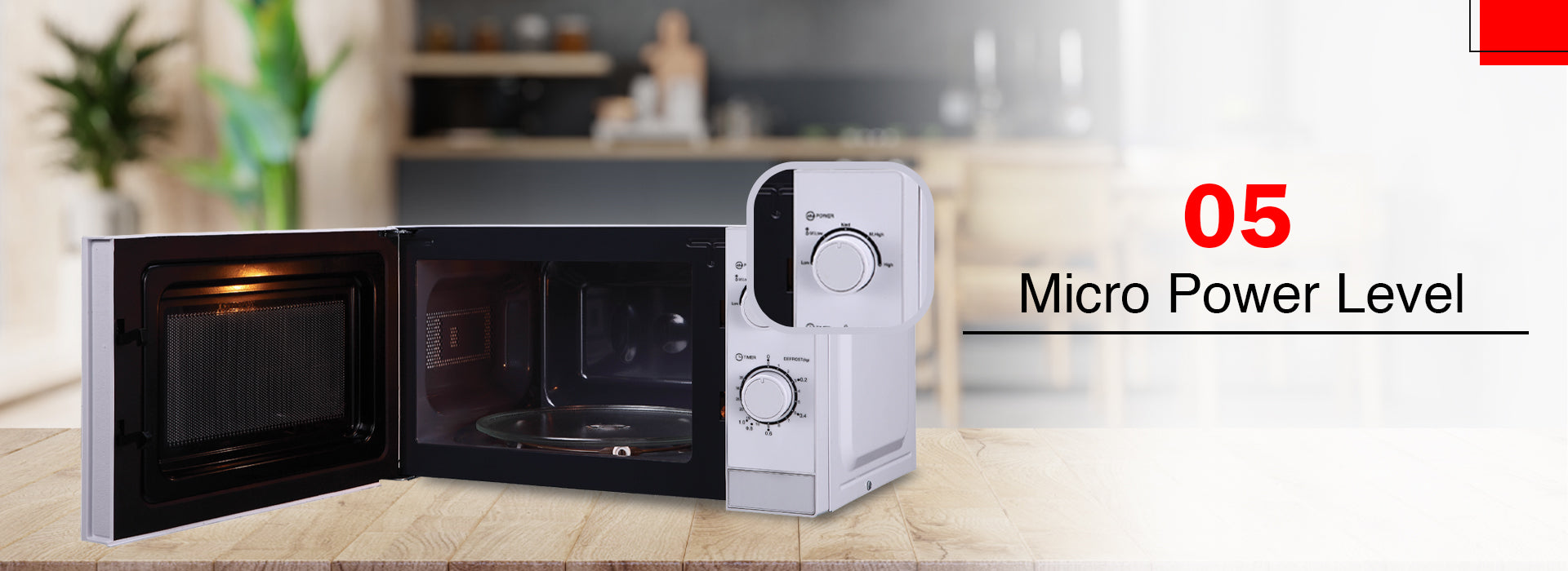 Homage HMSO-2017 W 20-Liter Microwave Oven – Efficient & Versatile Cooking