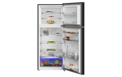 Dawlance 9140 Glass Door Refrigerator – 12 cu. ft. Inverter Refrigerator in Red & Burgundy