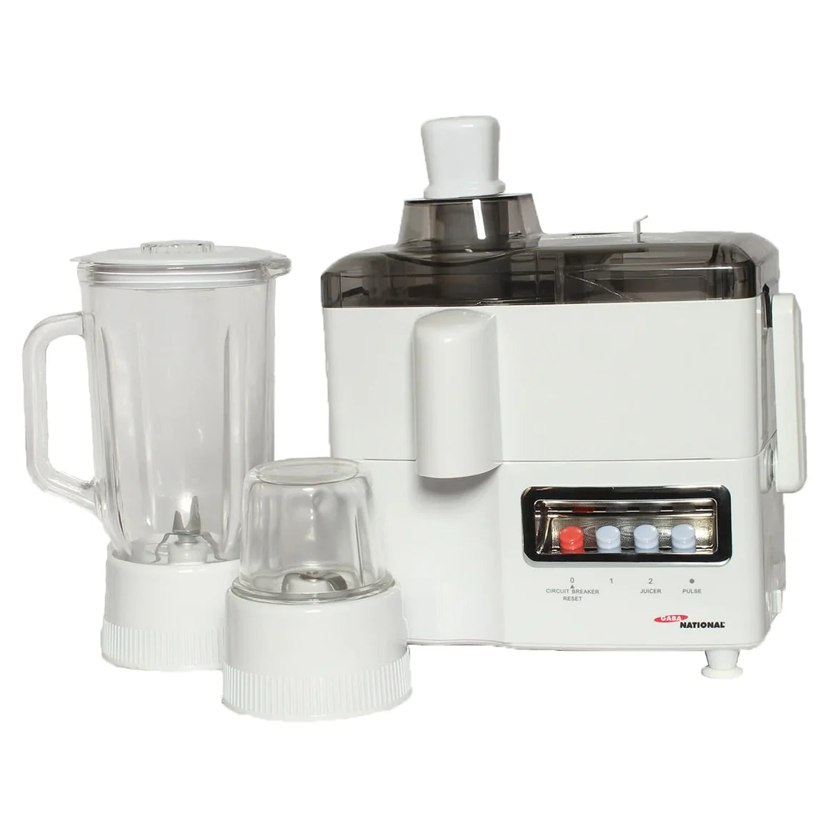 National 3-in-1 Juicer Machine – 350W Superior Quality Juicer, Blender, & Grinder