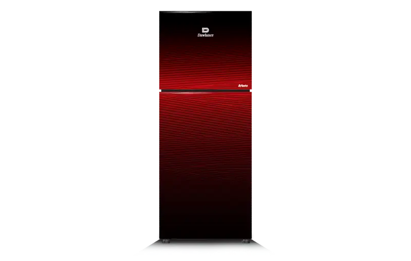 Dawlance Glass Door Refrigerator 9173 – Inverter Technology, 16 cu. ft. – Red, Purple, Burgundy