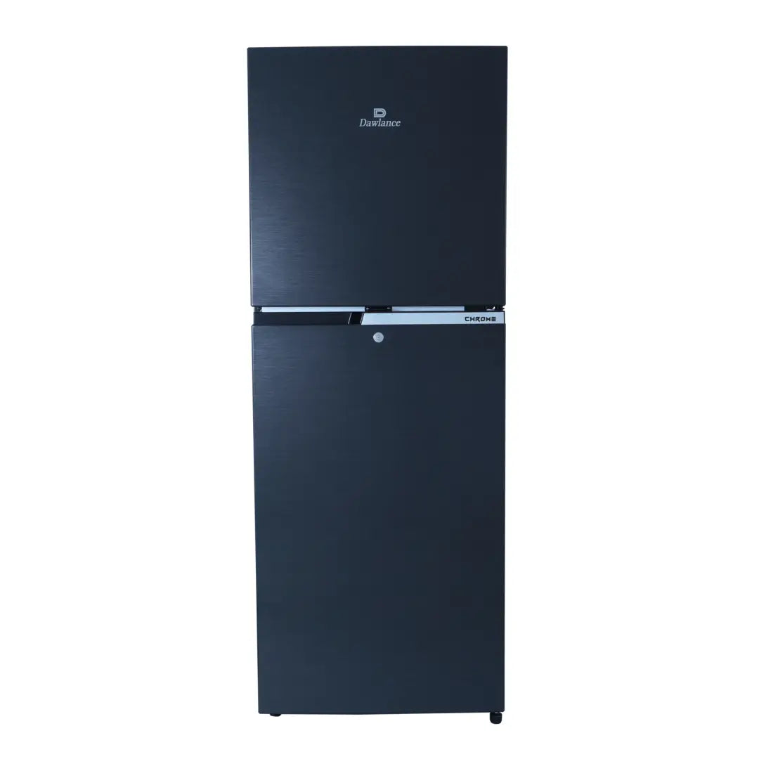 Dawlance Metal Body Refrigerator 9173 Chrome – Black & Copper – 18 cu. ft. – Premium Energy Efficient