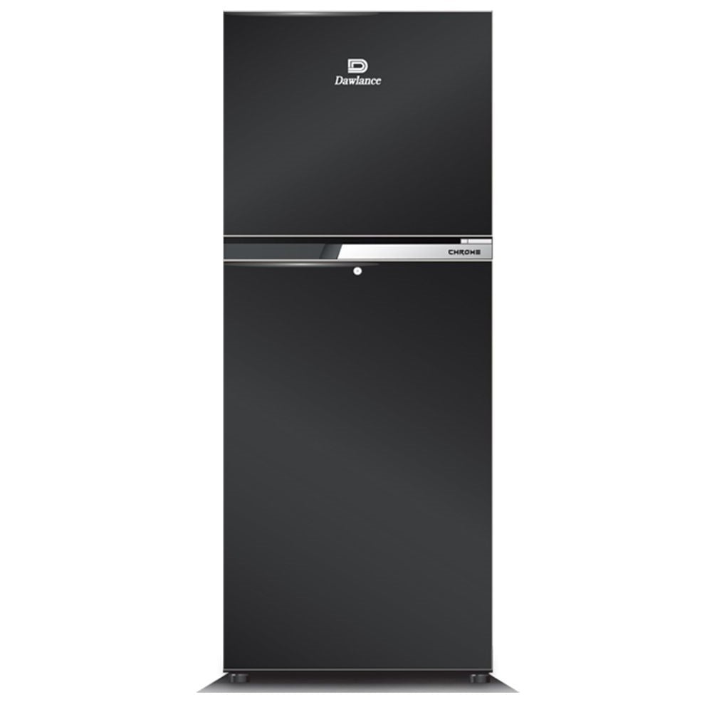 Dawlance Metal Body Refrigerator 9169 Chrome – Black & Copper – 16 cu. ft. – Energy Efficient & Stylish