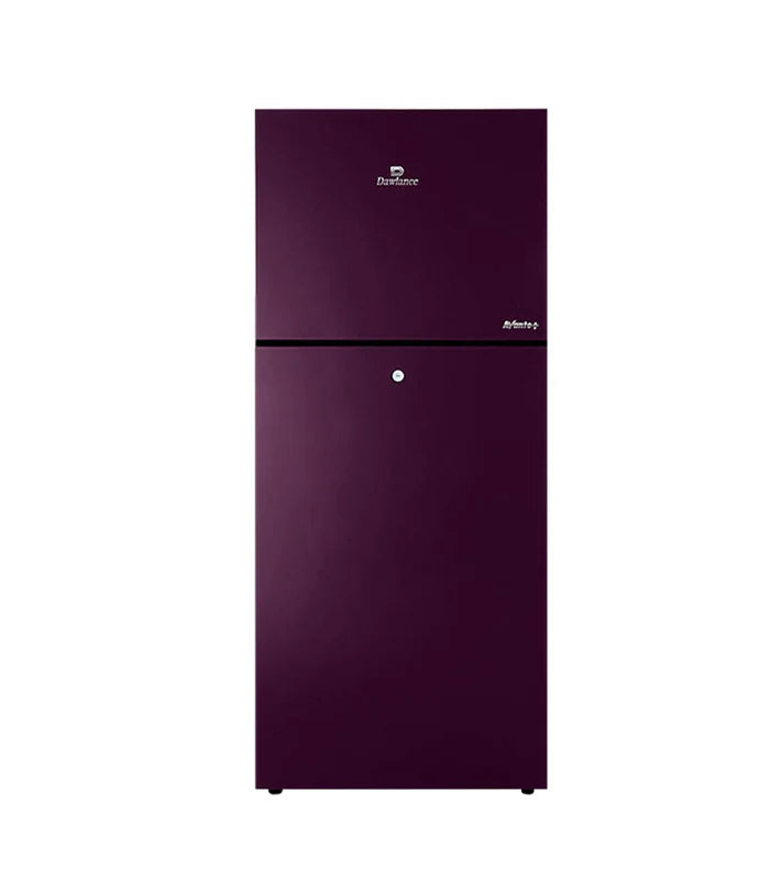 Dawlance Glass Door Refrigerator 9173 – Inverter Technology, 16 cu. ft. – Red, Purple, Burgundy