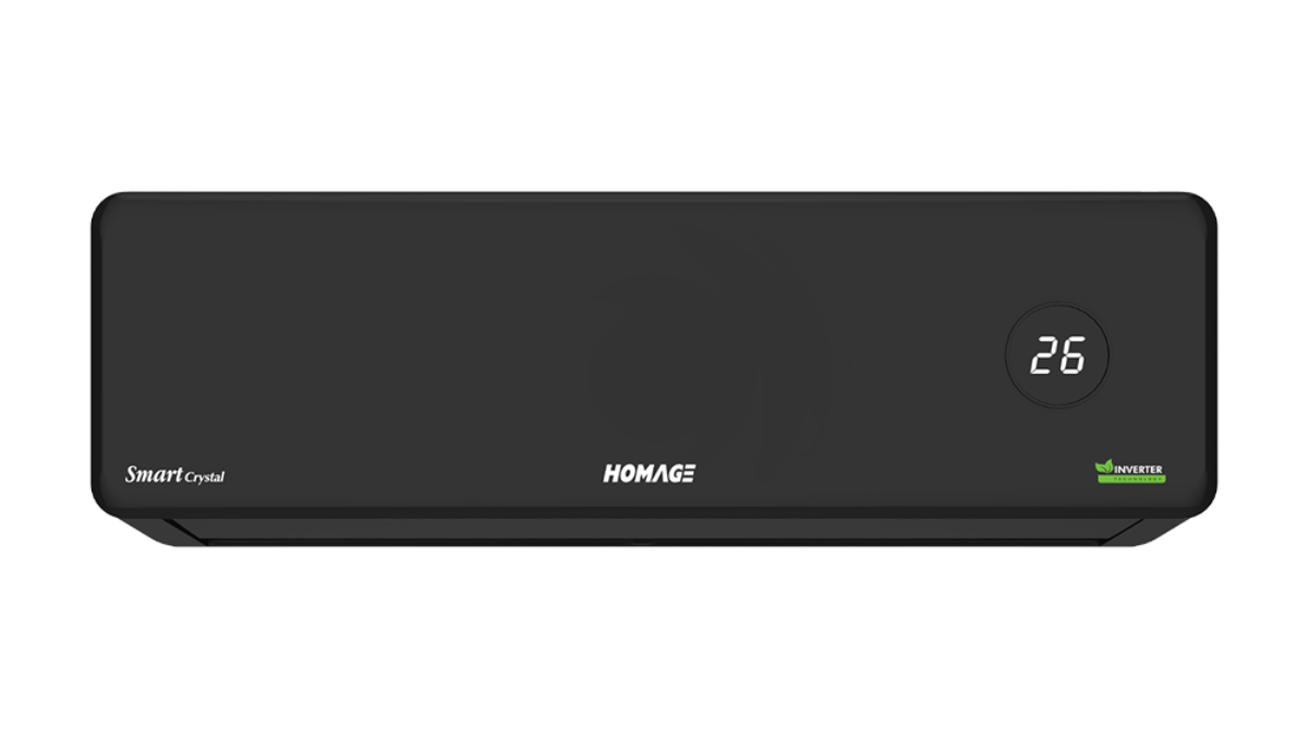 Homage HSC-1812S Smart Crystal 1.5 Ton DC Inverter AC – 75% Energy Efficiency, T3 Compressor, Wi-Fi Enabled