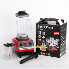 2-in-1 Blender & Grinder – Professional 2L Blender with Unbreakable Jar- Silver Crest SC-1590 Heavy Duty