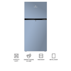 Dawlance Metal Body Refrigerator 9140 E-Chrome – 14 cu. ft. – Energy Efficient