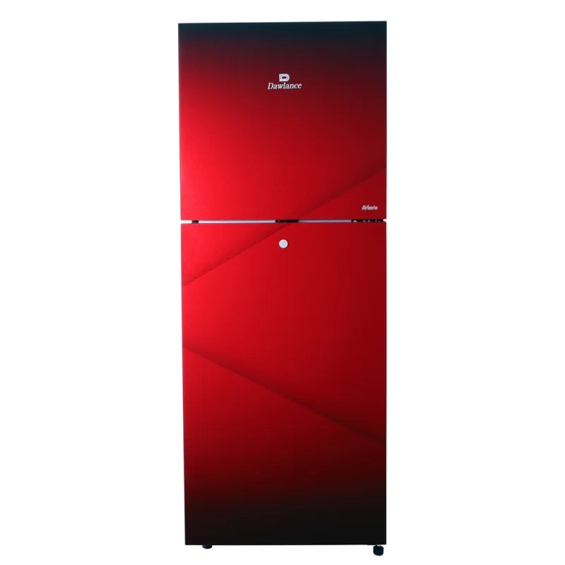 Dawlance 9149 Glass Door Refrigerator – 14 cu. ft. Inverter Refrigerator in Red & Burgundy