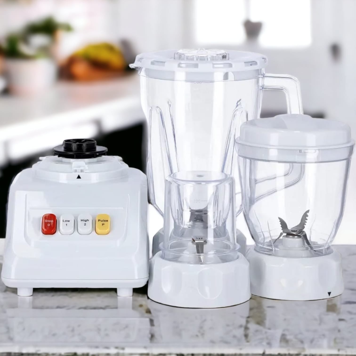 ST Juicer, Blender, & Grinder 3-in-1 – Model STJ-725 for Efficient & Versatile Kitchen Use