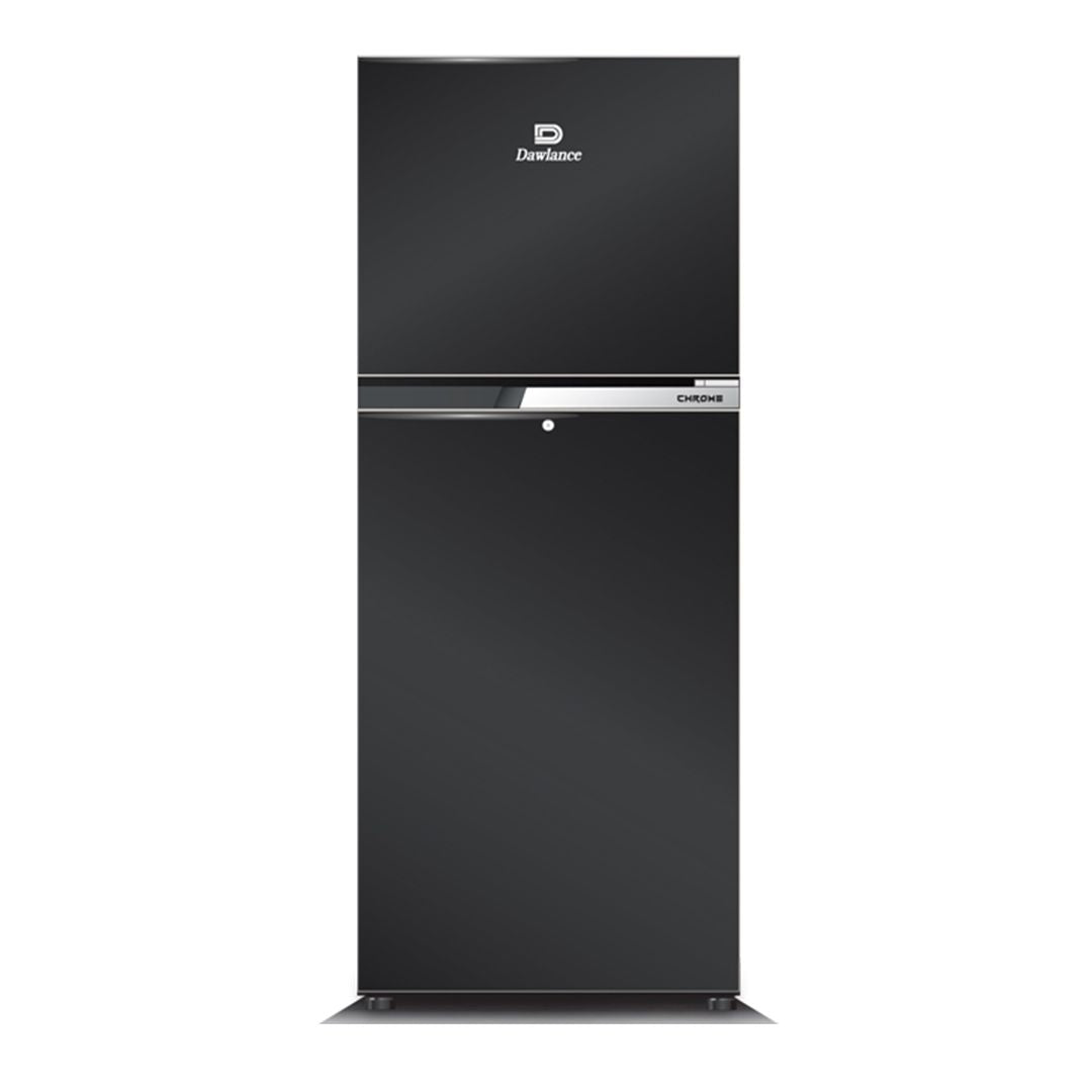 Dawlance Metal Body Refrigerator 9173 Chrome – Black & Copper – 18 cu. ft. – Premium Energy Efficient