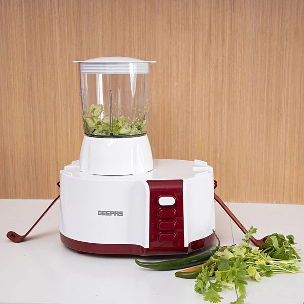 4-in-1 Juicer, Blender, Mill & Mixture –Geepas  Model 9890 with 2-Year Warranty