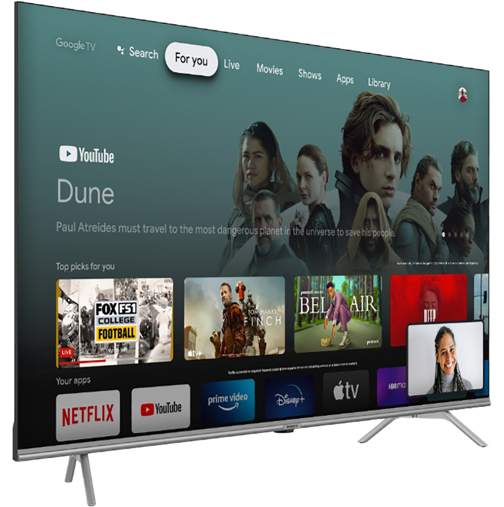 Dawlance 43" 4K Ultra HD Google TV 43-G22 – HDR10+, Dolby Audio, Chromecast Built-in