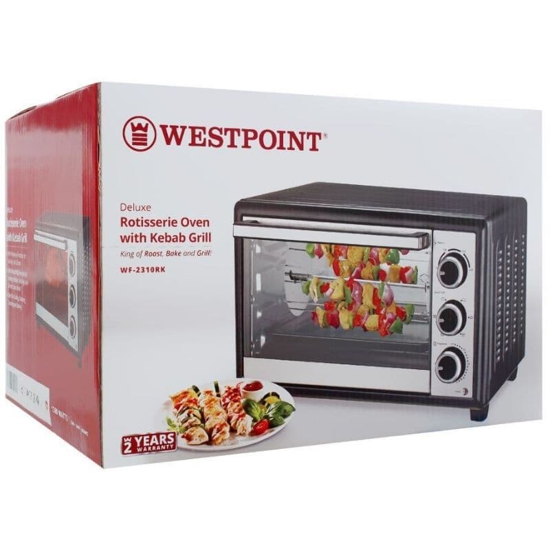 WESTPOINT CONVECTION BAKING - FREE SHIPPING- Rotisserie Oven with Kebab Grill WF-2310